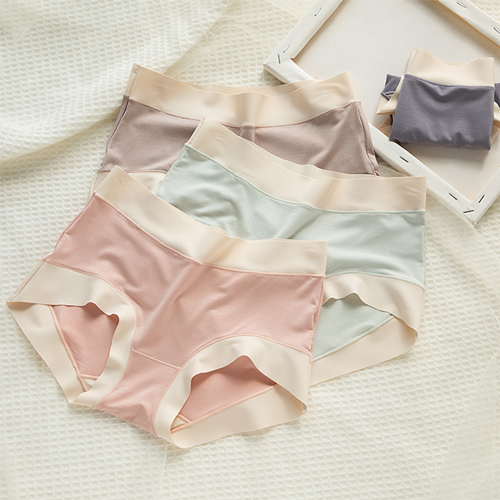Ladies Low Waist Satin Cotton Underwear