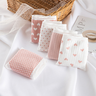 Ladies Pink 100 Percent Cotton Underwear