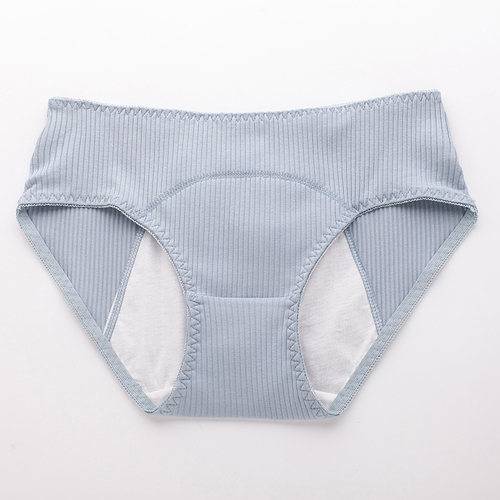 Ladies Breathable Ribbed Period Panties