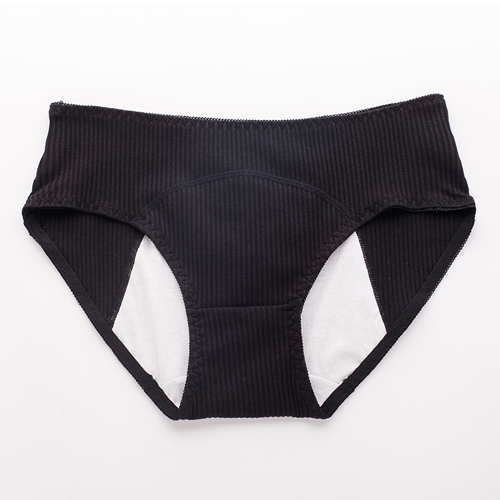 Ladies Breathable Ribbed Period Panties