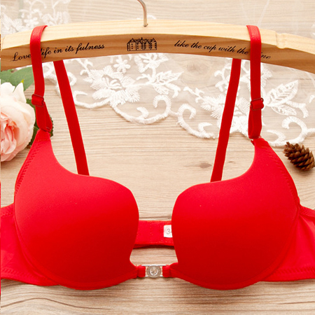 Ladies Sexy No Wire Front Fastening Bras