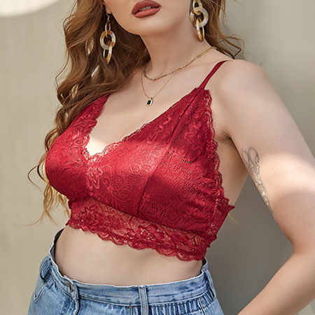 Ladies Sexy Lace Bralette For Large Bust