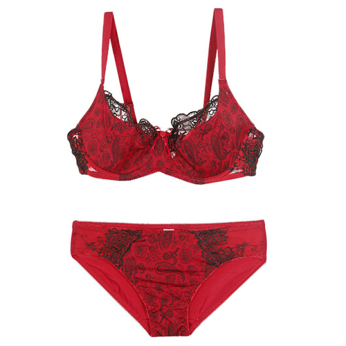 red bra and panty sets
