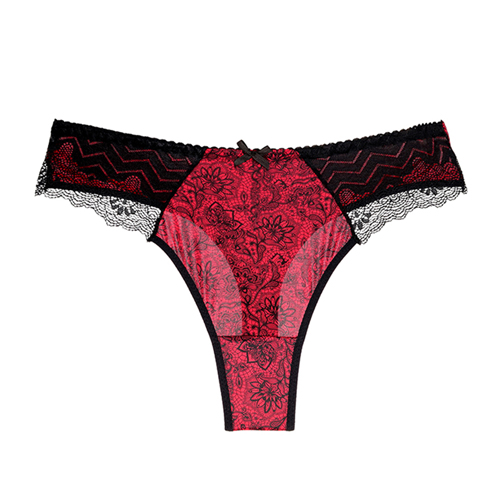 Ladies Red Spanx Lace A Underwear Thong