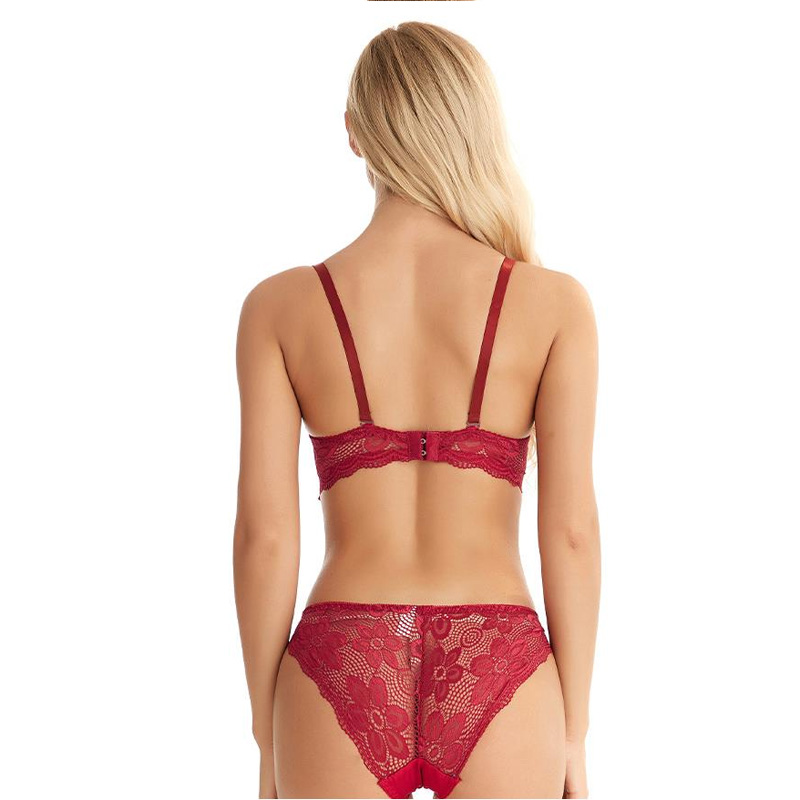 Ladies Best Red Bra Panty For Heavy Breast Size