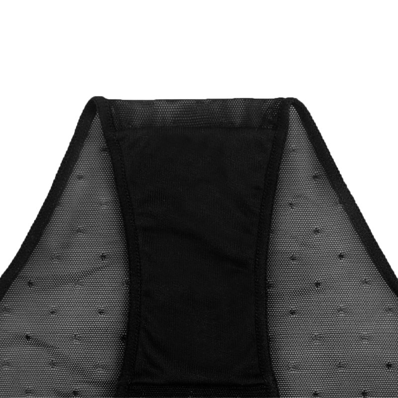 Women Sexy Low Waist Black Lace Panties
