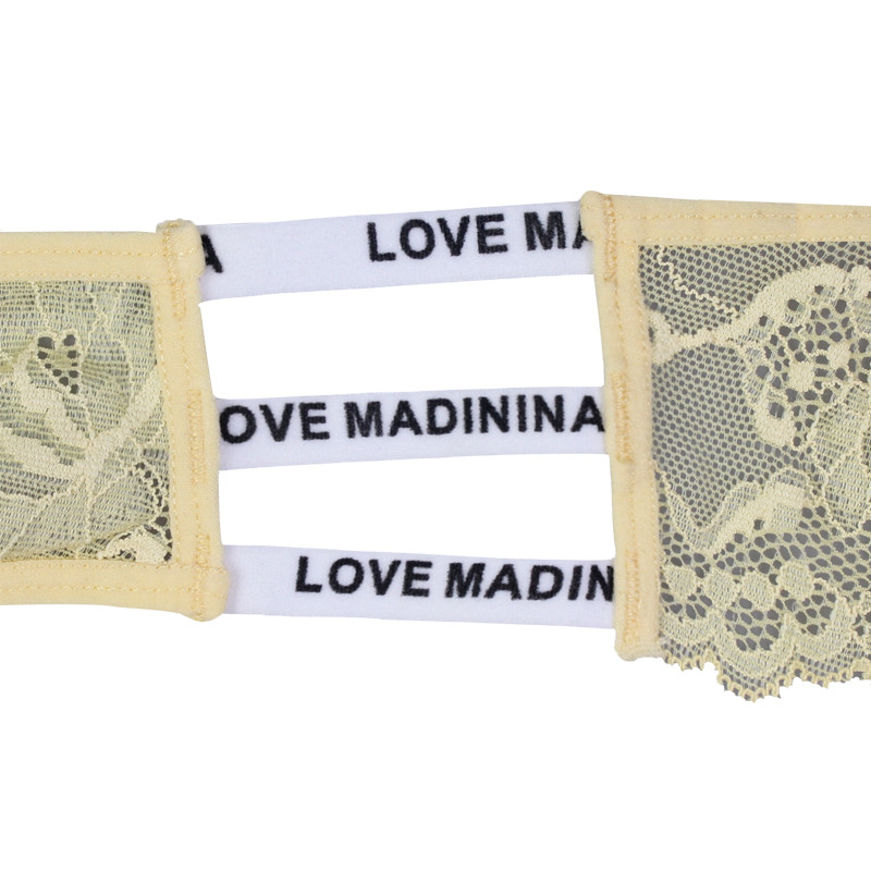 Womens Sexy Yellow French Lace Underwear