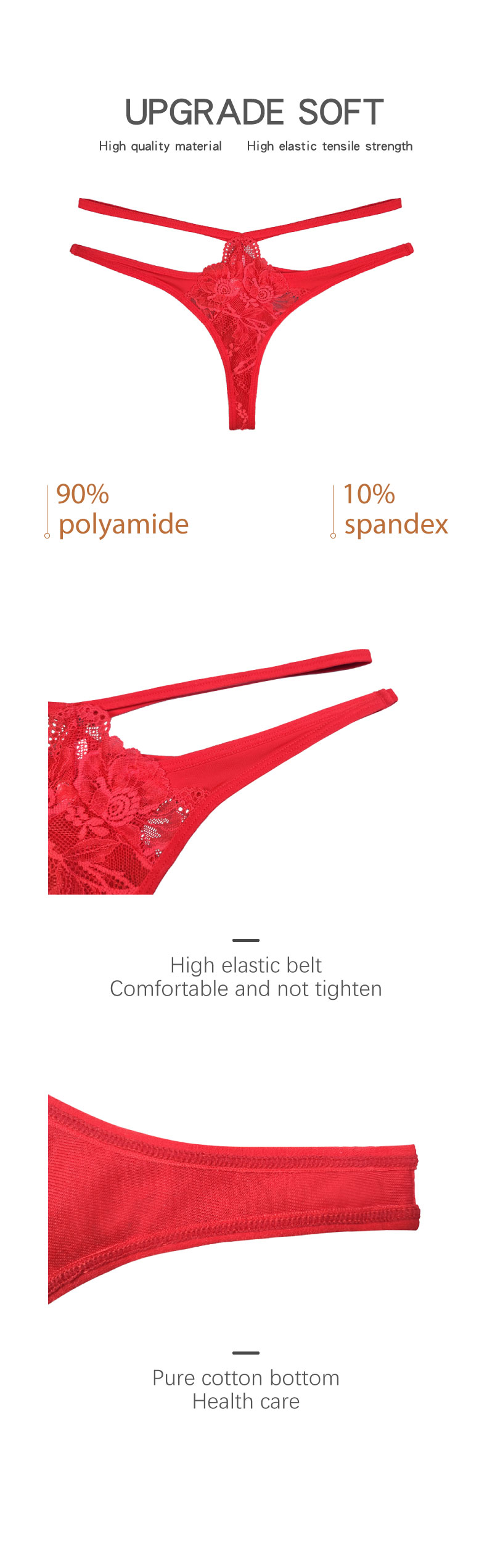 red lace underwear