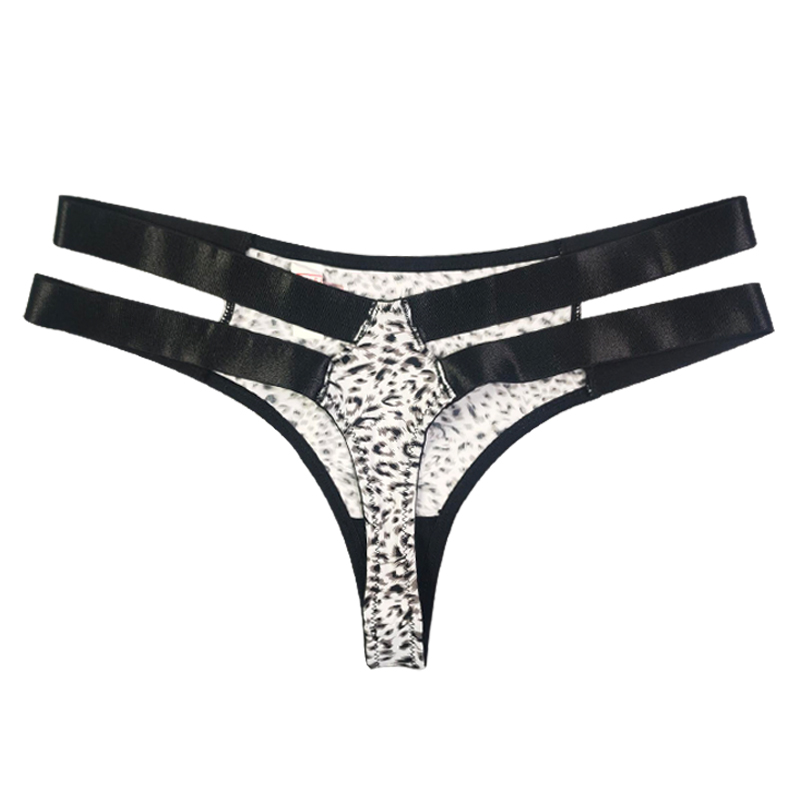 Women Tight Low Cut Cotton Knickers Thong