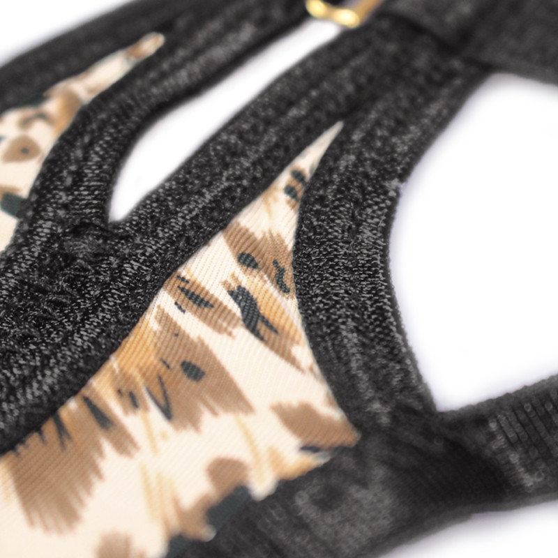 Women Leopard Print T Back Panties Thong
