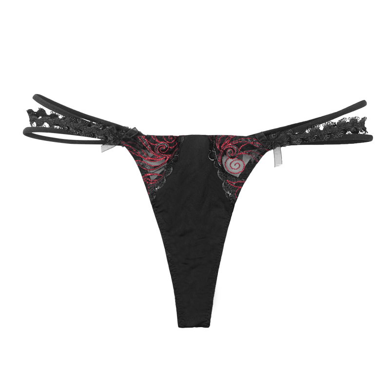 Ladies Hollow Out Hottest Silk V Thongs