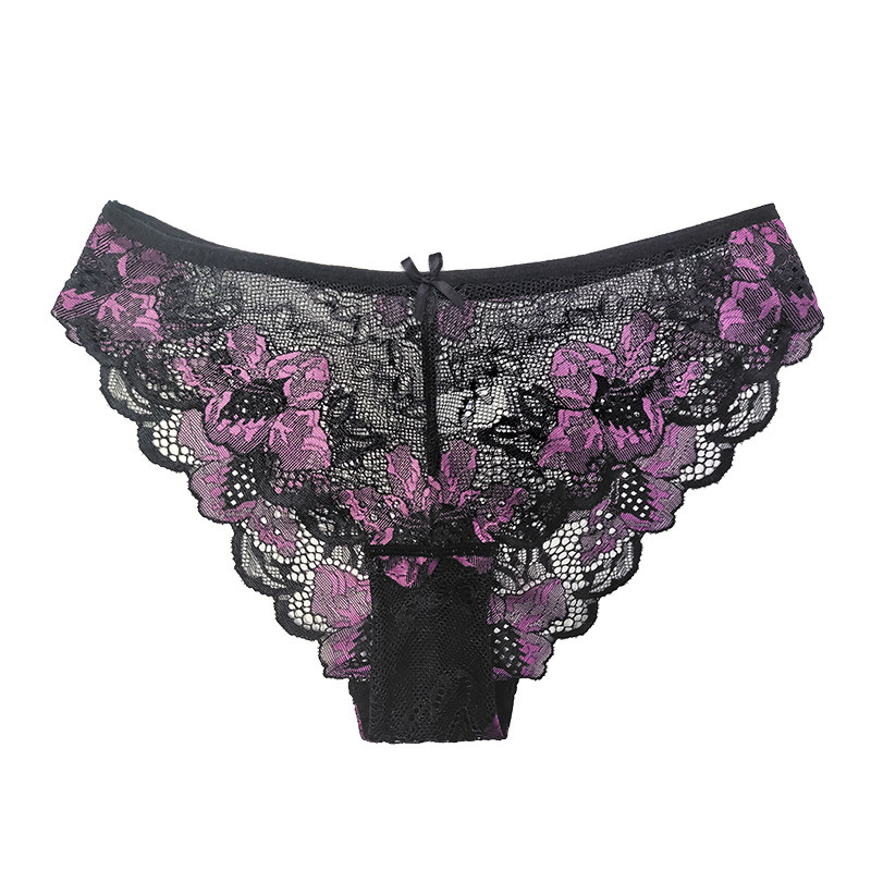 Custom Ladies Comfortable Silk Lace Panties