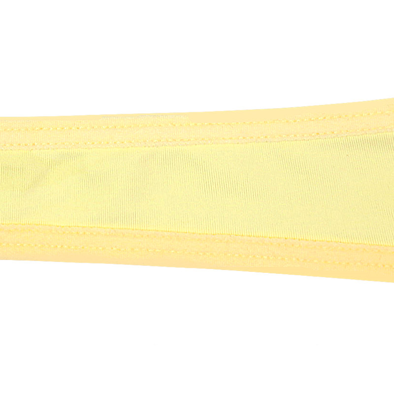 Female Skimpy Yellow Lace Underwear Thong