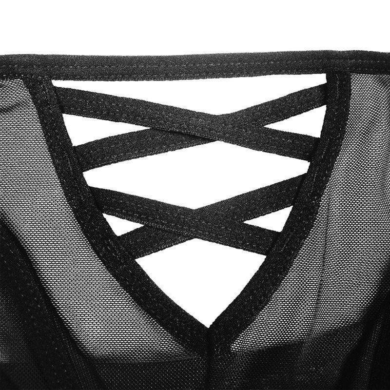 Black Hollw Uut Lace Underwear For Women