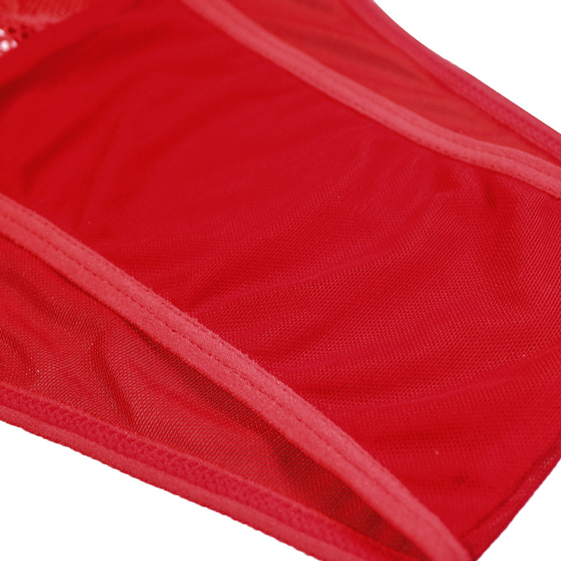 Ladies Sexy Skimpy Red Lace Underwear