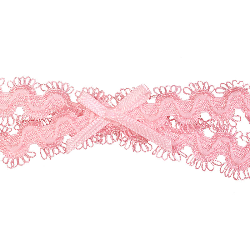 High Waist Nylon Pink Lace Panties For Women