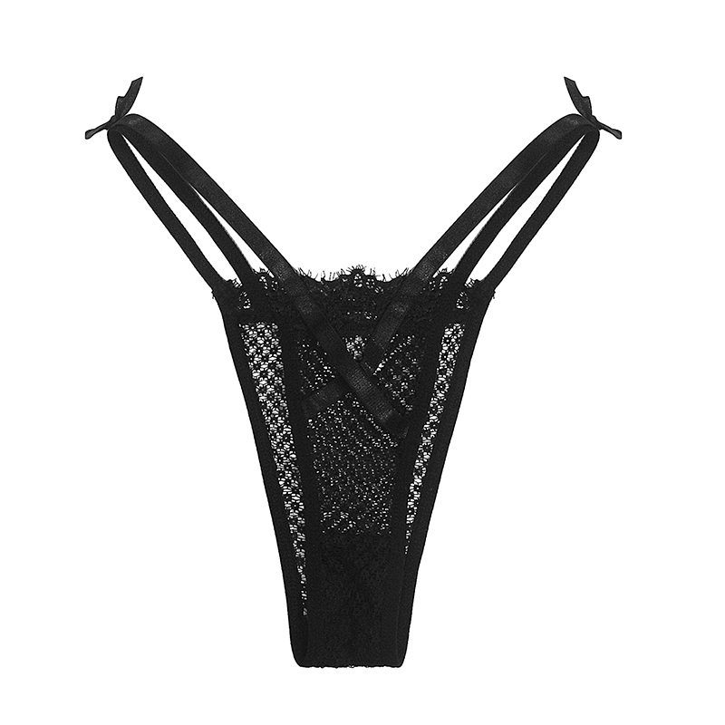 Ladies Sexy Chain Mesh Thong Lingerie Set