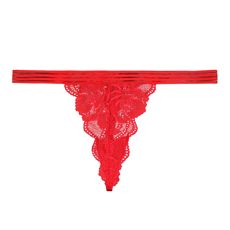 Ladies Quality Cheap Red Lace Lingerie Set