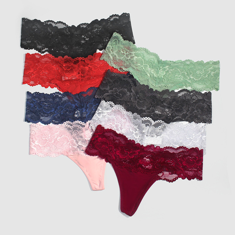 Ladies Sexiest Spanx Silk Lace Thongs