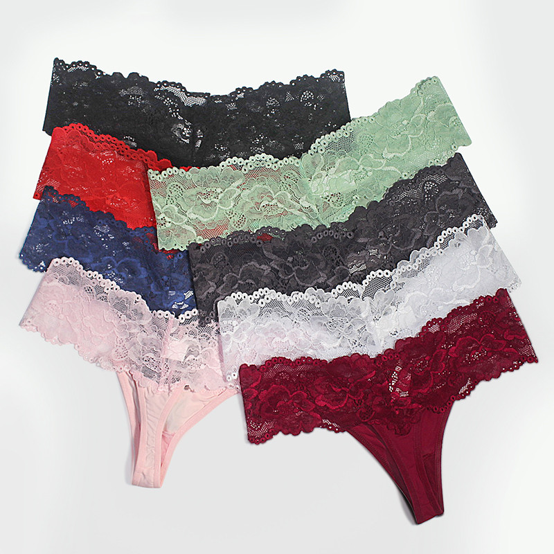 Ladies Sexiest Spanx Silk Lace Thongs