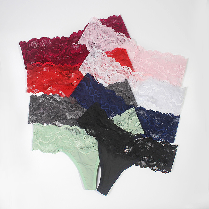 Ladies Sexiest Spanx Silk Lace Thongs