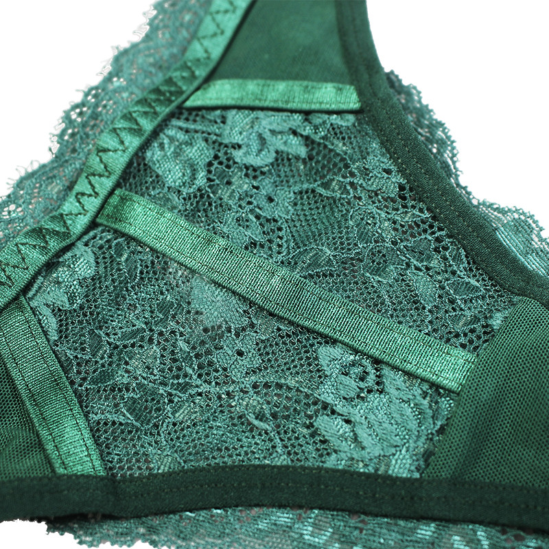 Female Comfiest Silk Cotton Lace V Thong