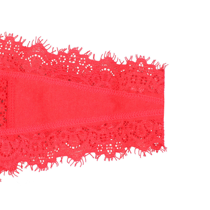 Womens Hottest High Waist Red Lace Panties Thong