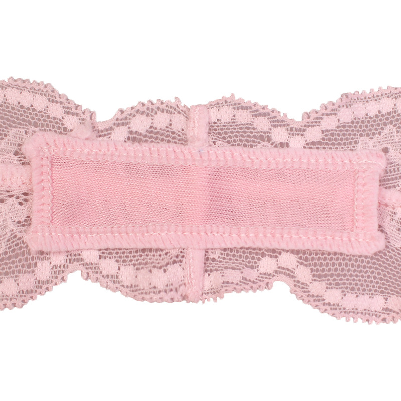 Ladies Hottest Young Pink Nylon Lace Thong
