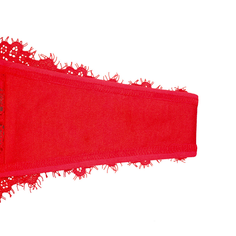 Young Girls Best Thin Hollow Out Red Lace Thong