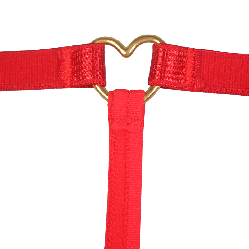 Young Girls Best Thin Hollow Out Red Lace Thong