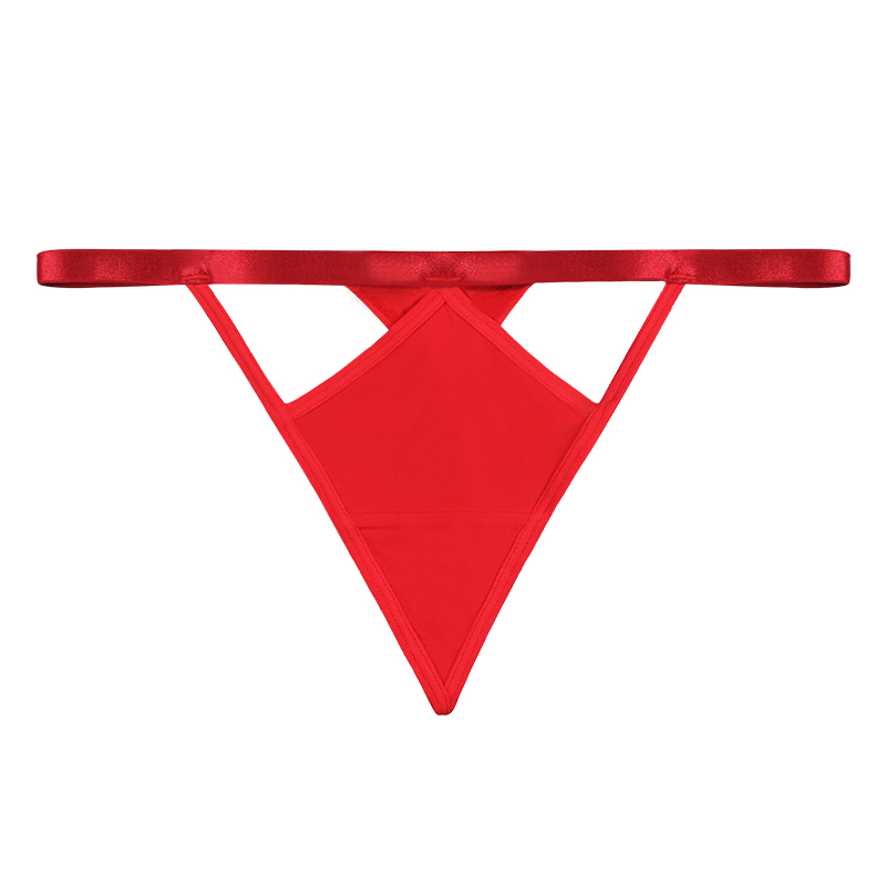 Women Hollow Out Cotton Panties T Back Thong