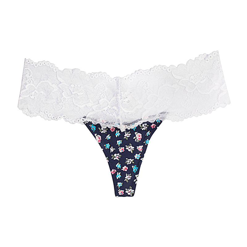 Female Comfy Skimpy Silk Lace The Thong