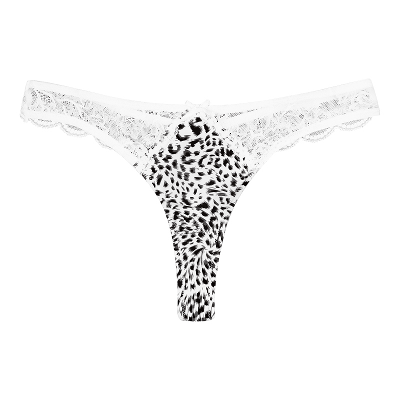 Ladies Best White Cotton Silk Lace Knickers Thong