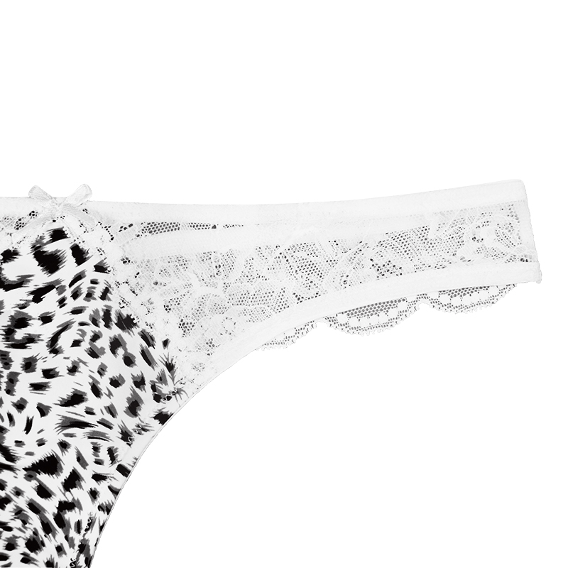 Ladies Best White Cotton Silk Lace Knickers Thong