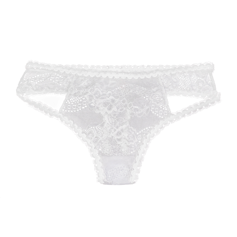 Young Women Hottest Cute White Lace Undies Thong