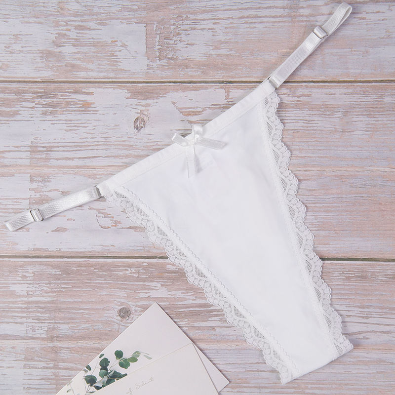 Bride White Lace G String Lady Thong Panty
