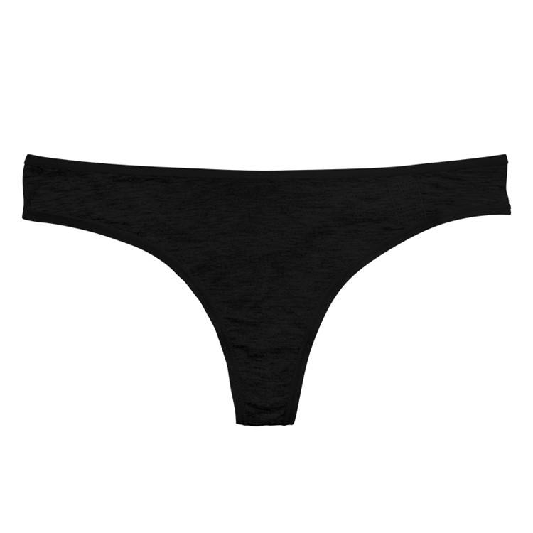 Teen Bamboo Fabric Women Solid Color Underwear Thong