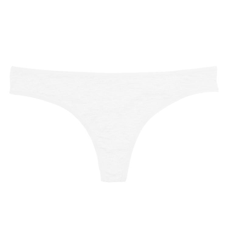 Teen Bamboo Fabric Women Solid Color Underwear Thong