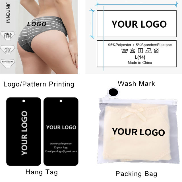Women Bamboo Sexy Custom Logo Eco-friendly Panties