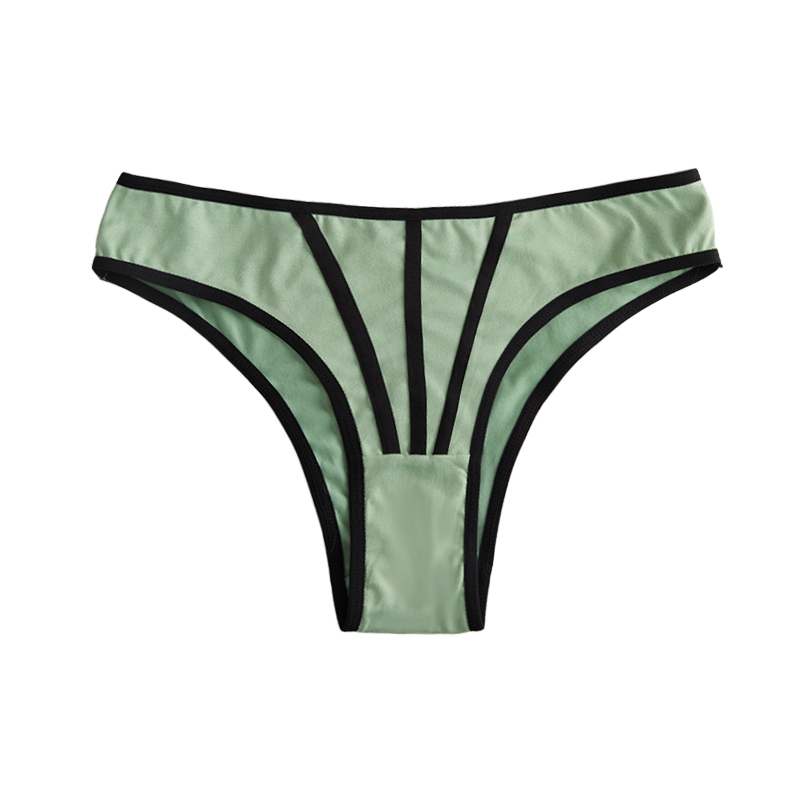 Women Multicolor Contrast Binding Low Rise Panty