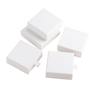 λευκό κολιέ κοσμήματα δώρο eco Συρταριέρα Χάρτινο κουτί