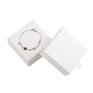 λευκό κολιέ κοσμήματα δώρο eco Συρταριέρα Χάρτινο κουτί