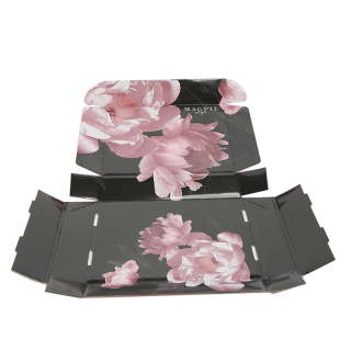 Caixa postal de papelão ondulado impressa colorida dupla face