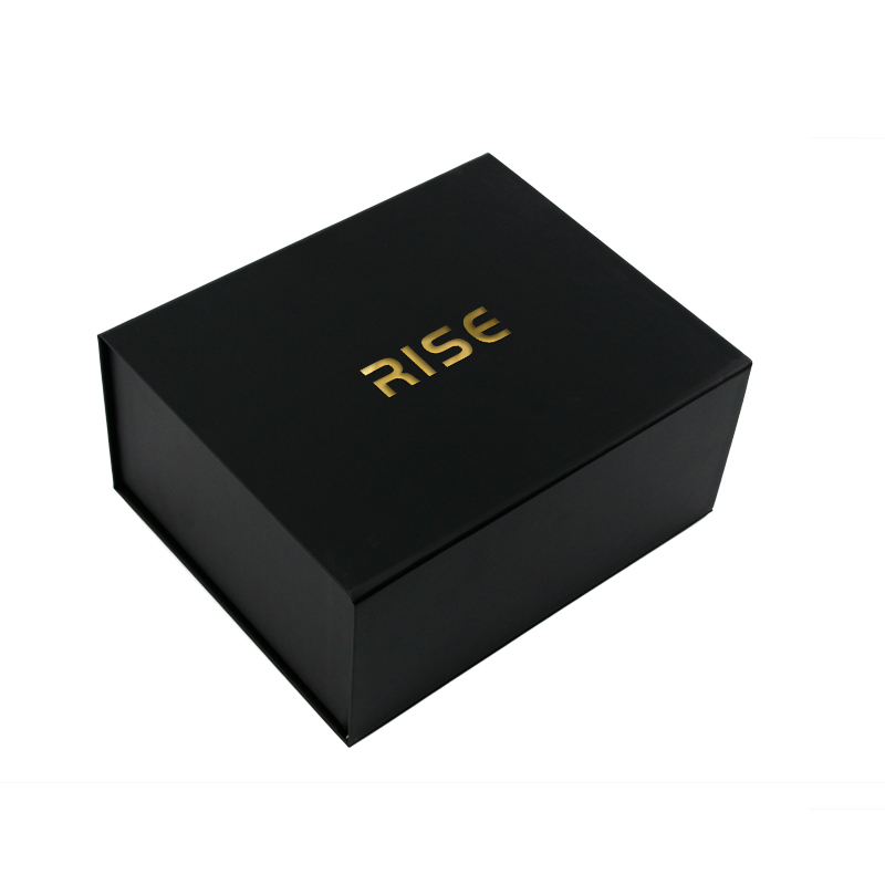 black gift boxes