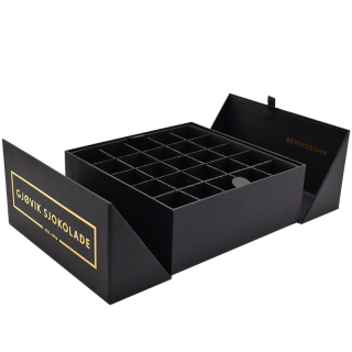 Шоколадная коробка премиум-класса с горячим тиснением