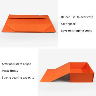 Magnetische Geschenkbox mit flacher Öffnung