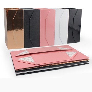 Cajas de cartón de regalo magnéticas negras con inserciones de seda  Fabricantes y proveedores - China Factory - Jiechuang Display
