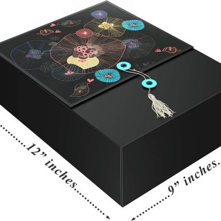 Caixa de presente de porta dupla com design especial