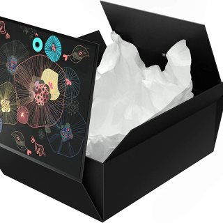 Caixa de presente de porta dupla com design especial