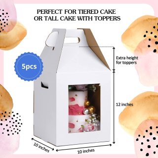 con manico lusso halloween pasqua per scatole di torta